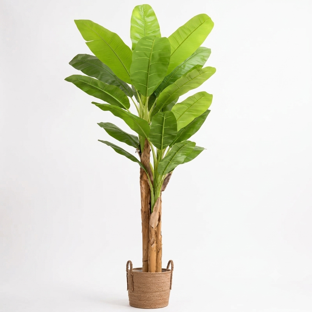 Planta Artificial Banano Bananero Macetero 170 cm-1