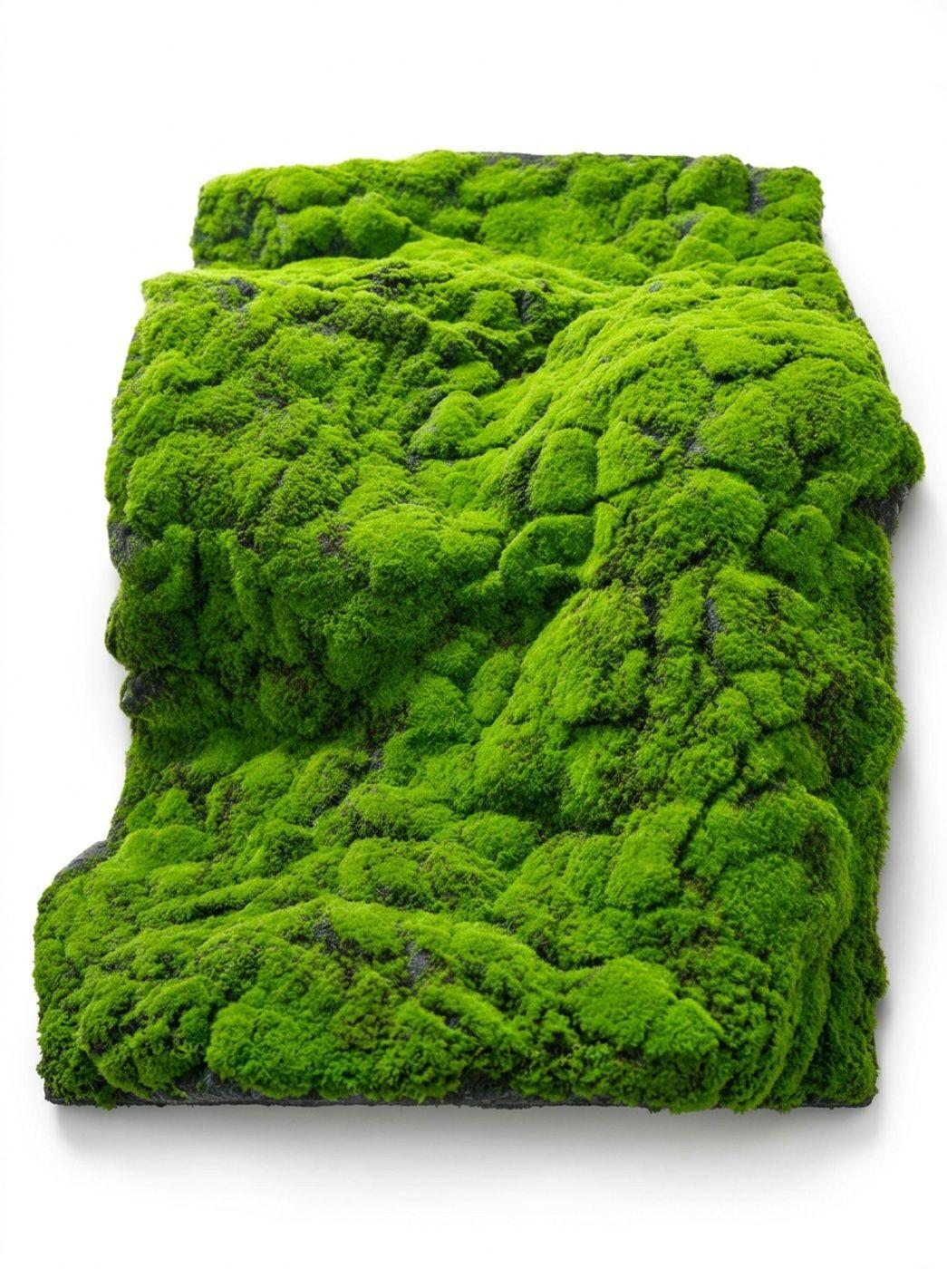 Musgo Artificial 3D Decorativo Ideal para Jardines Verticales y Muros Interiores-0