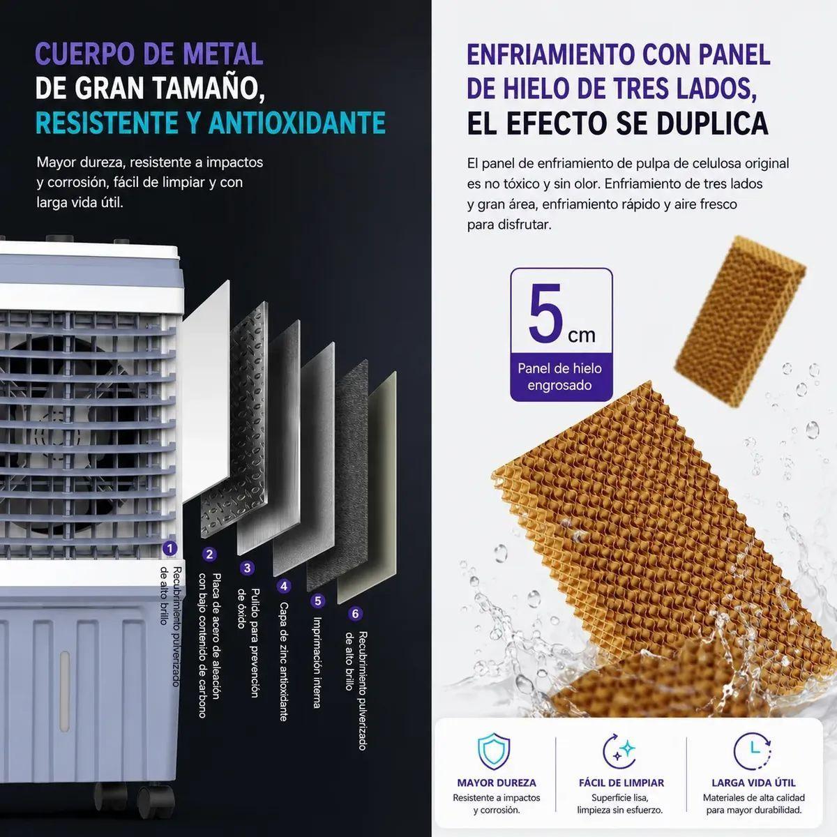 Enfriador De Aire Ecodeco 45l 220w Con Control Remoto-2