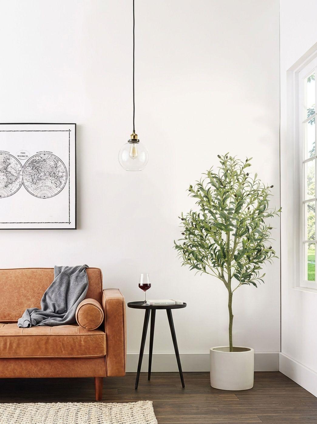 Arbol de Olivo Artificial de 150 cm para Interior Verde-2