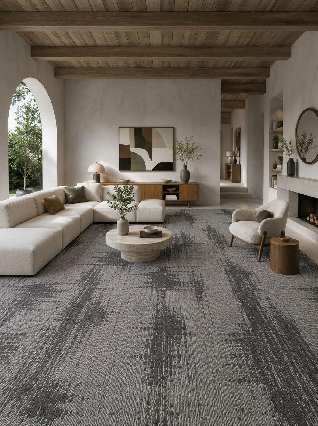Rollo Alfombra Tapete Para Living 1x15 M-3