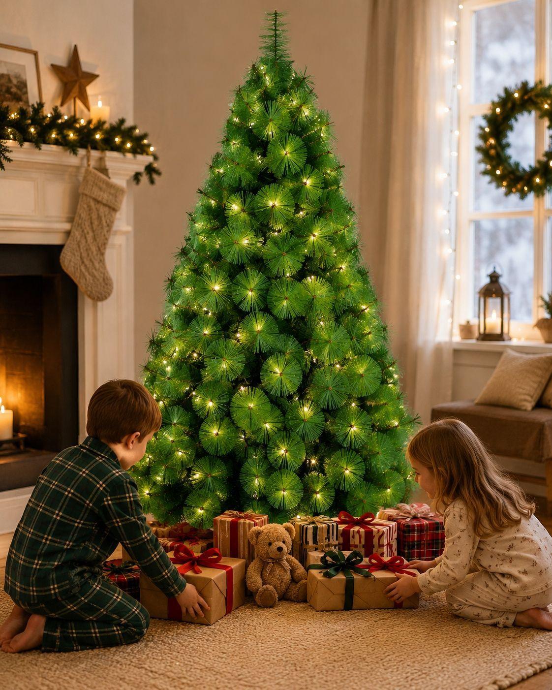 Arbol de Navidad Artificial  Frondoso de 1.20 mt Verde-4