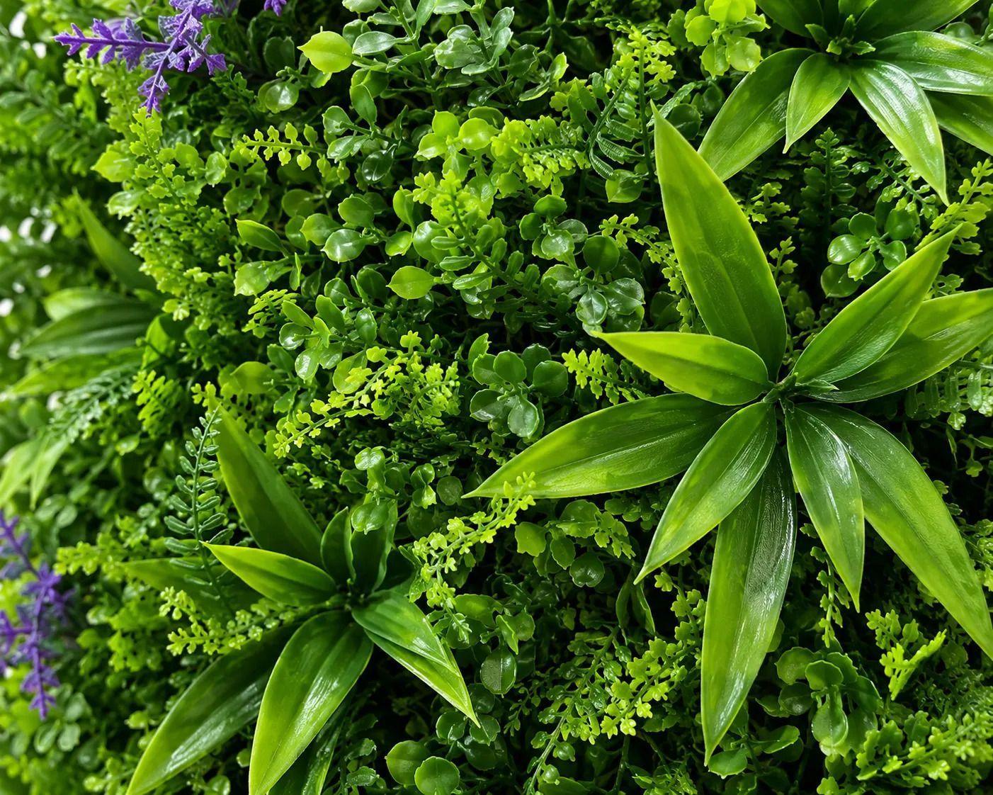 Jardin Vertical Artificial Palmeta Decorativa 60x40 cm-1