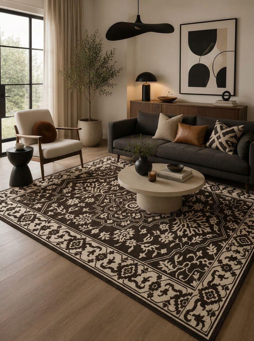 Alfombra Decorativa Para Living Vintage 3x2-3