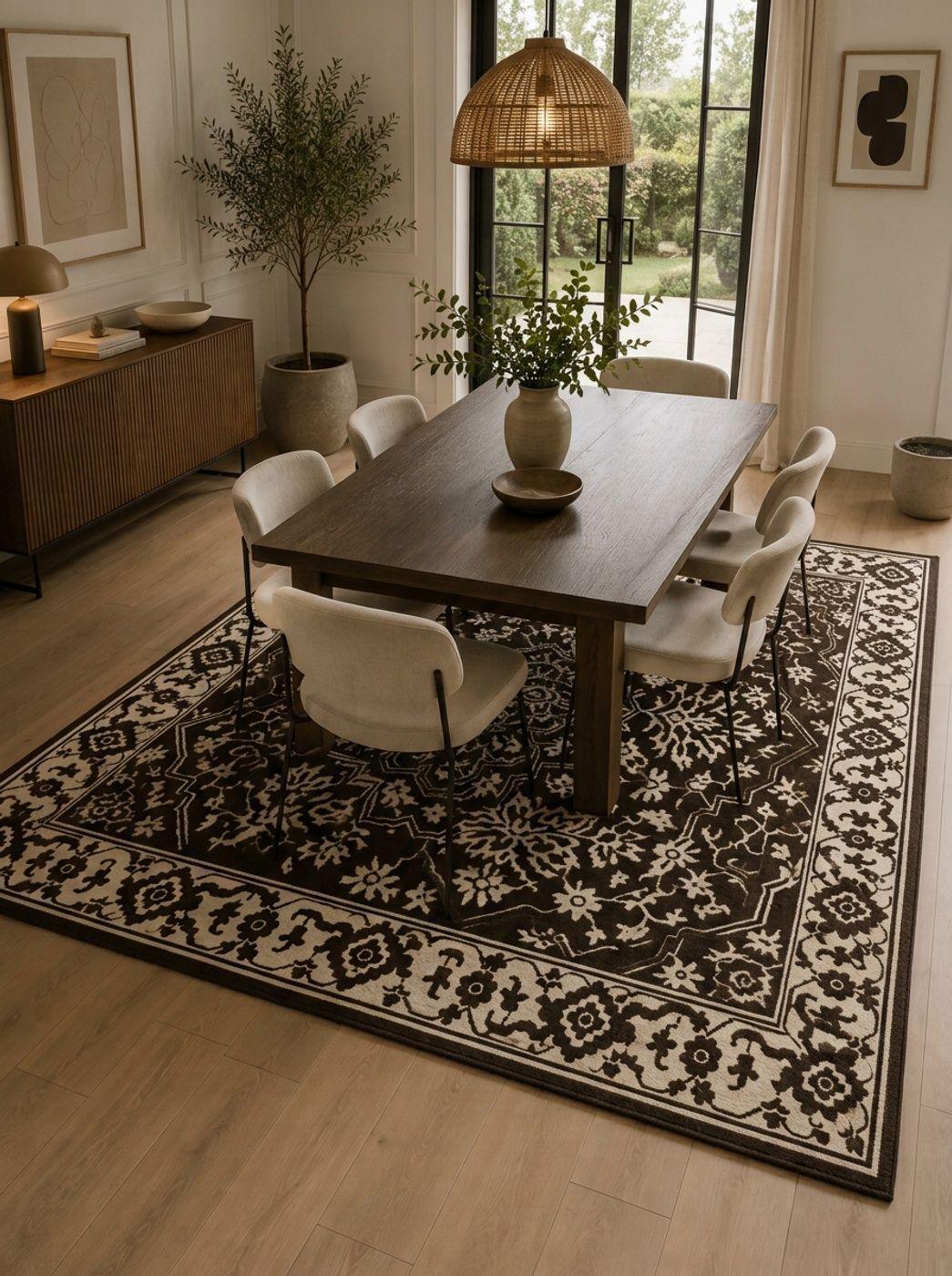 Alfombra Decorativa Para Living Vintage 3x2-4