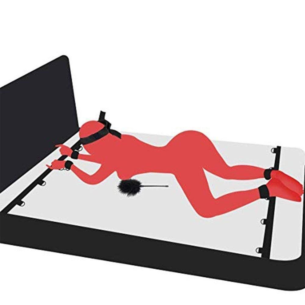 Kit de Ataduras de cama ajustable para Bondage-2