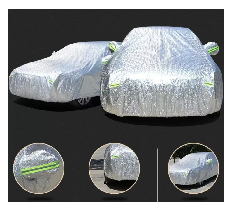 Carpa Cobertor Funda Cubre Auto Aluminio Peva + Algodon-3