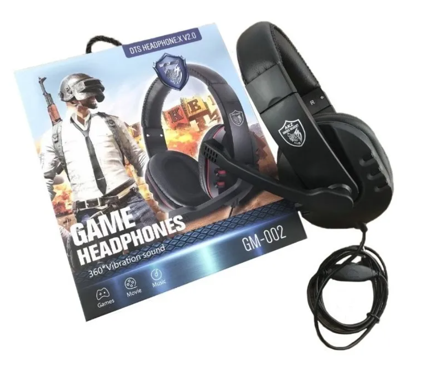 Audífono Gamer Micrófono Para Ps4 Notebook Teléfonos Xbox On-0
