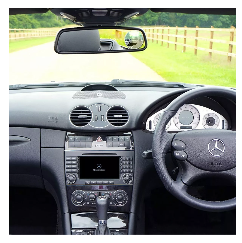Set 3 Espejo Retrovisor Punto Ciego 90mm 70mm 45mm Adhesivo-6