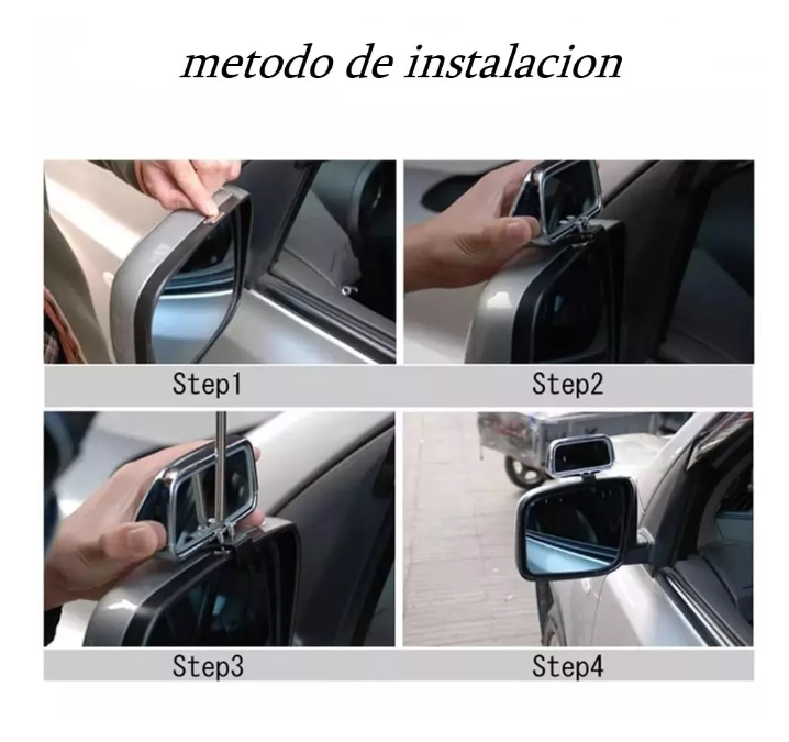 Espejo Retrovisor Punto Ciego 360 Lateral Retroceso Auxiliar-6