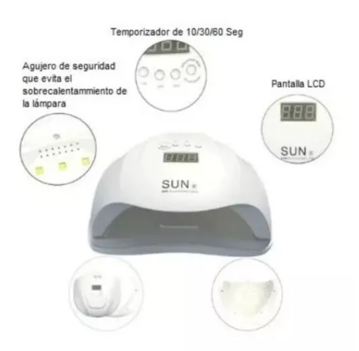Secador De Uñas 54w 36 Led-3