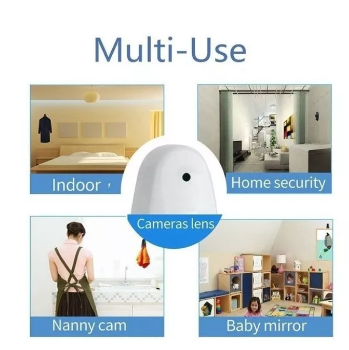 Camara Espía Perchero Gancho Inalámbrico Recargable-3