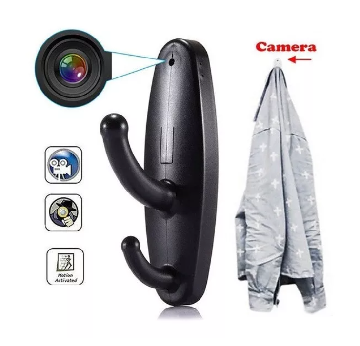 Camara Espía Perchero Gancho Inalámbrico Recargable-5