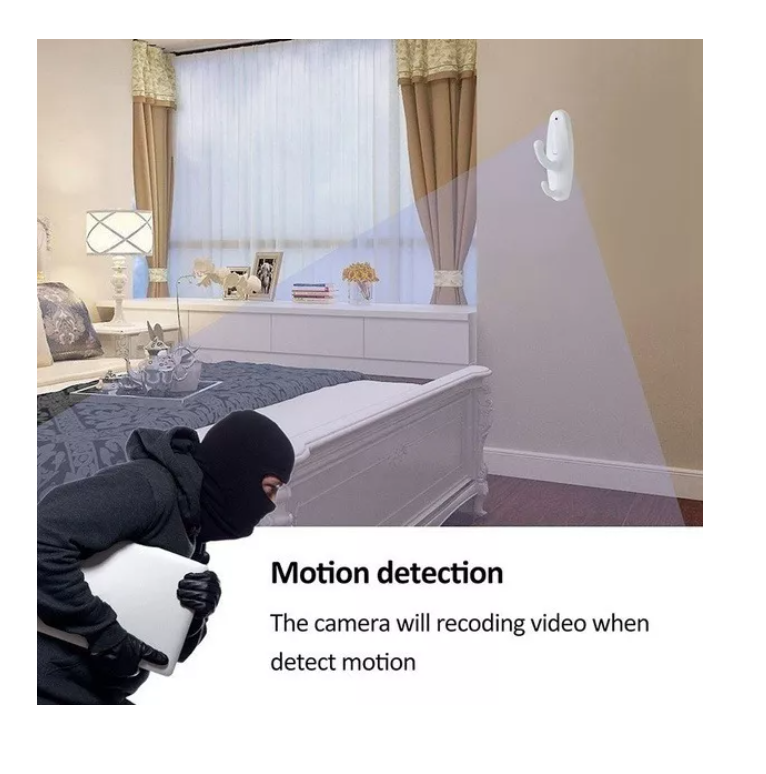 Camara Espía Perchero Gancho Inalámbrico Recargable-7