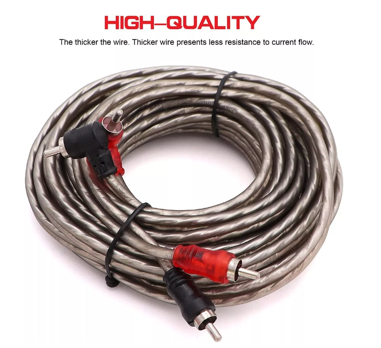 Kit Cables Amplificador Set Calibre 8 Subwoofer Auto Premium-3