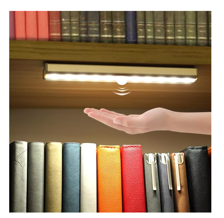 Barra Led Con Sensor Para Armario Cocina Escalera A Pilas-2