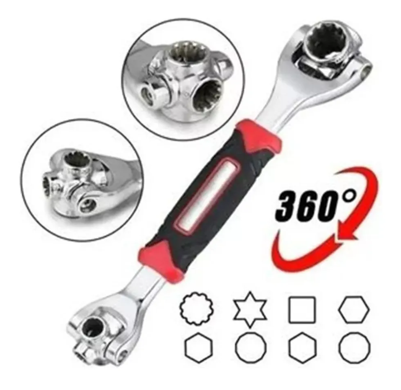 Llave Multiusos 48 En 1 Con Giro De 360 Grado.llave Tigre -3