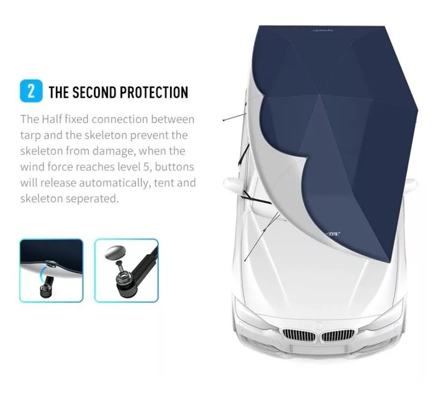 Toldo Móvil Automatico Control Remoto Auto Cubre Auto Carpa-2