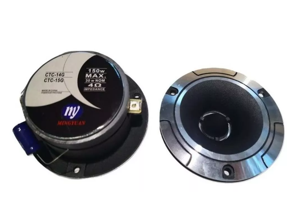Kit Par Tweeter Optimizador Sonido 150wmax 10cm Aluminio-4