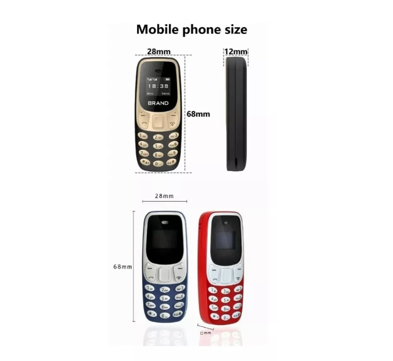 Llavero Mini Celular Telefono Dual Sim 380mah Bluetooth M10-2