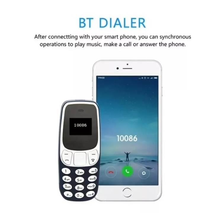 Llavero Mini Celular Telefono Dual Sim 380mah Bluetooth M10-4