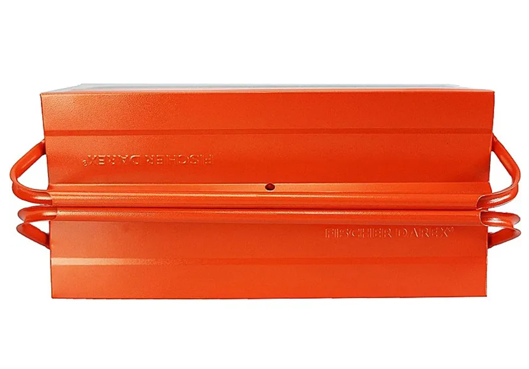 Caja Herramienta Articulada Metálica 3 Niveles 5 Divisiones-2