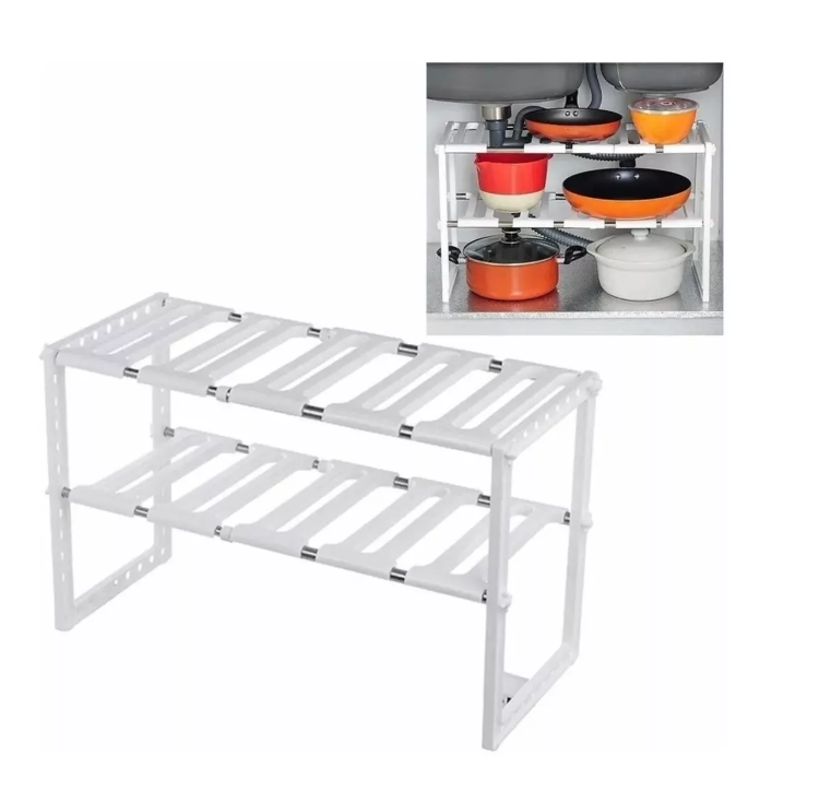 Organizador Multifuncional Repisa Ajustable Despensa-0