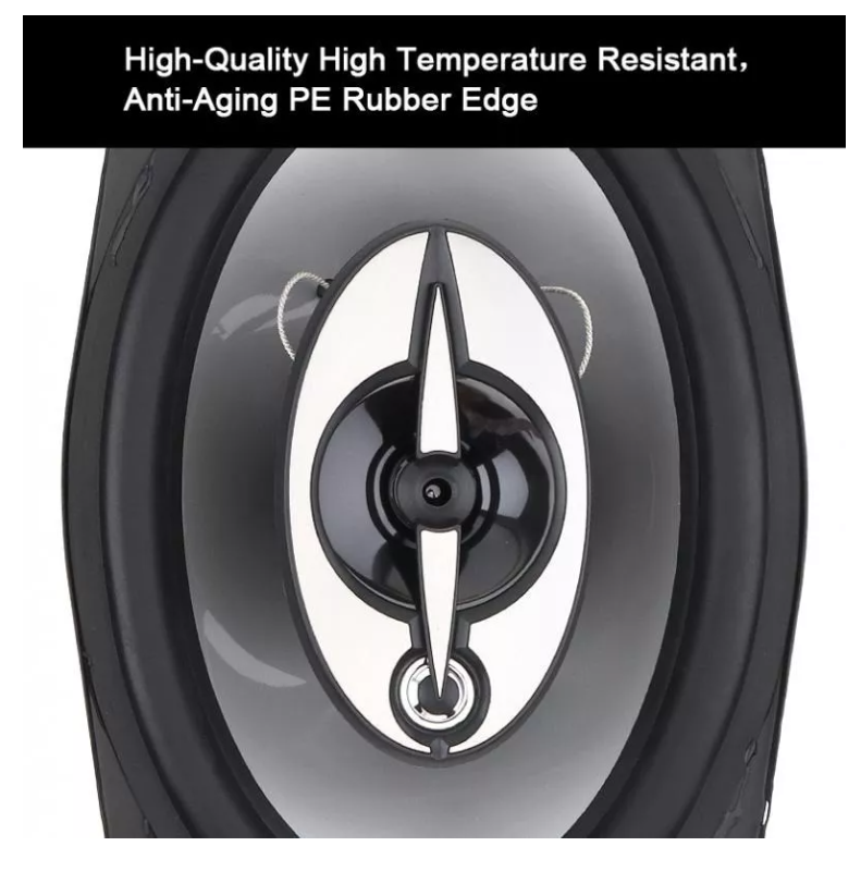 Kit 2 Parlantes Auto 6x9 Ovalados 1000w Coaxial 3 Vías Hifi-6