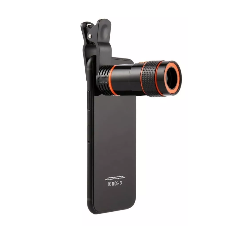 Lente Telescopio Monocular 8x Zoom Para Celular Universal-0