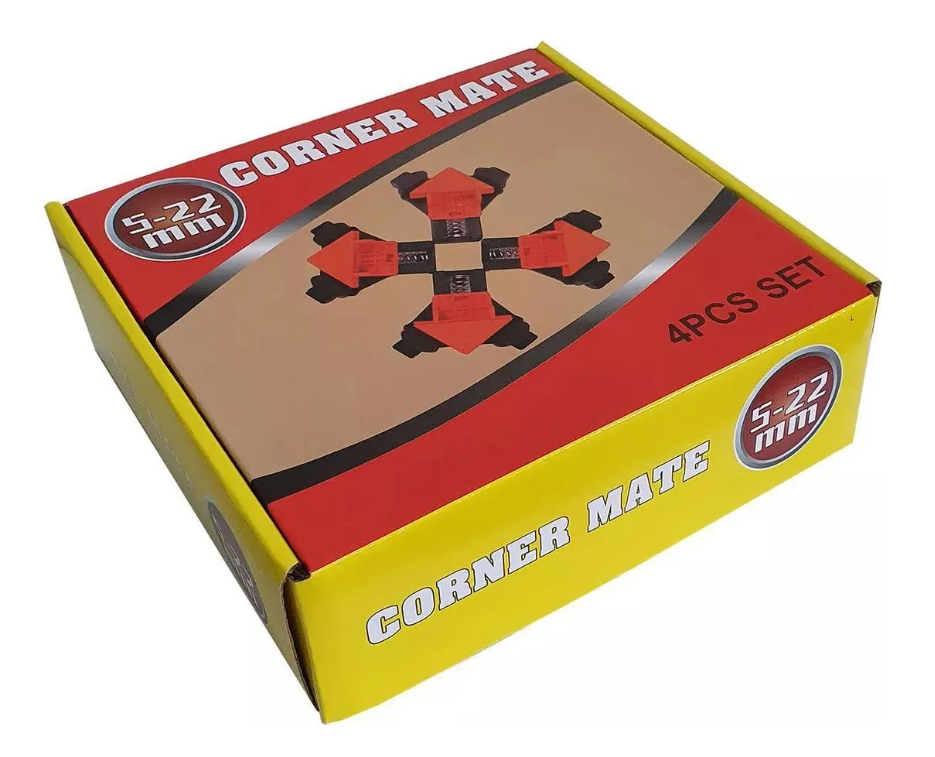 4 Abrazaderas Pinza Ángulo Recto Esquinera Unir Madera-3