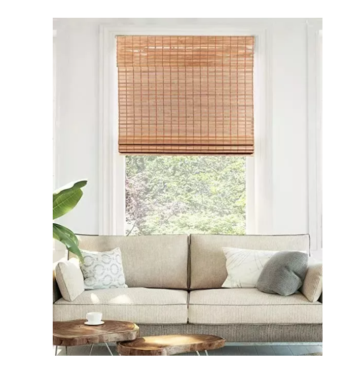 Cortina Persiana Roller Enrollable De Bambú 120x180 Cms-2