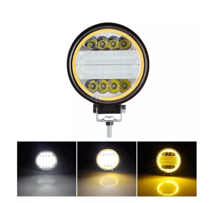 Luces Foco Neblinero Led 72w Ojo Angel Auto Moto Camion-0