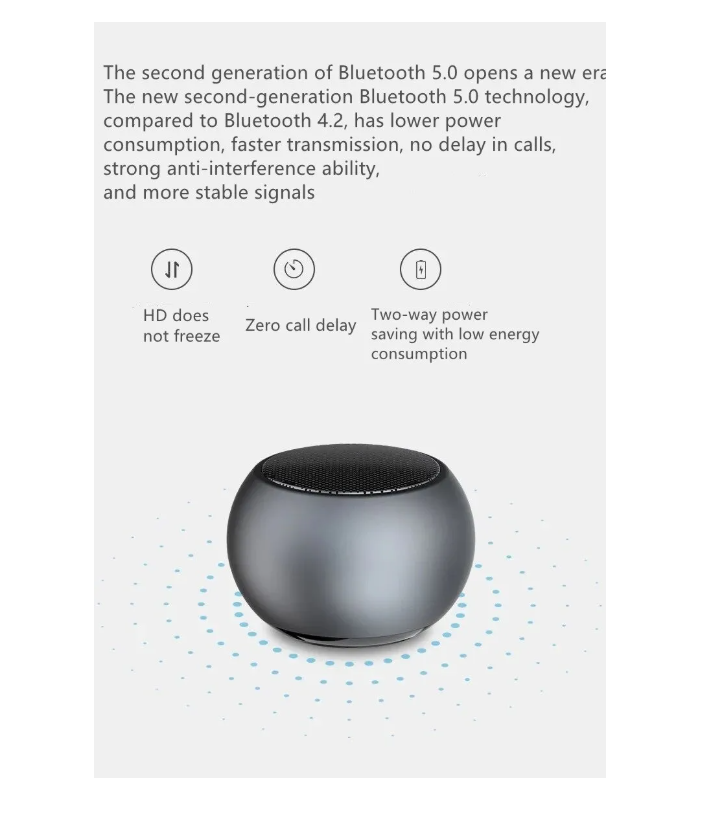 Mini Parlante Bluetooth Recargable Usb Portatil Speaker-1