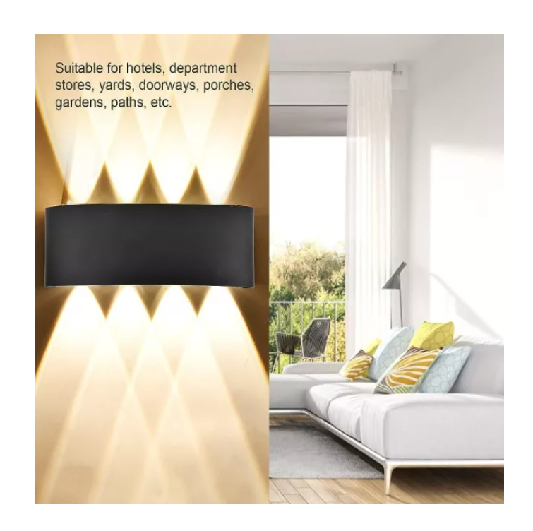 Luz Led Pared Moderna Decoración Aplique 8leds-5