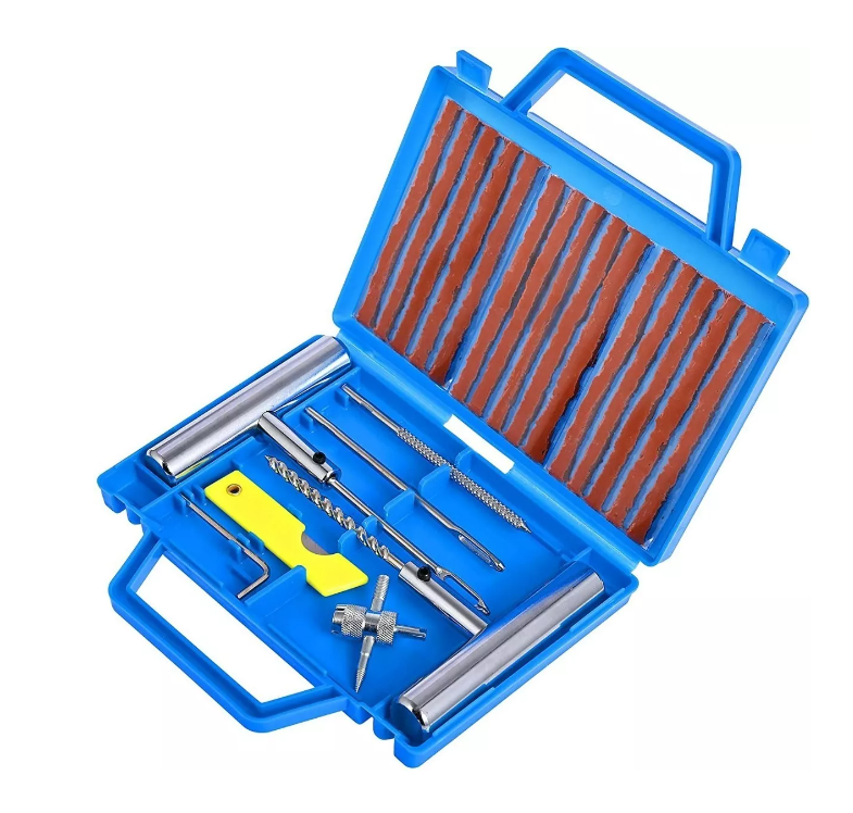 Kit 27 Piezas Reparación Pinchazos Neumático Emergencia Auto-5