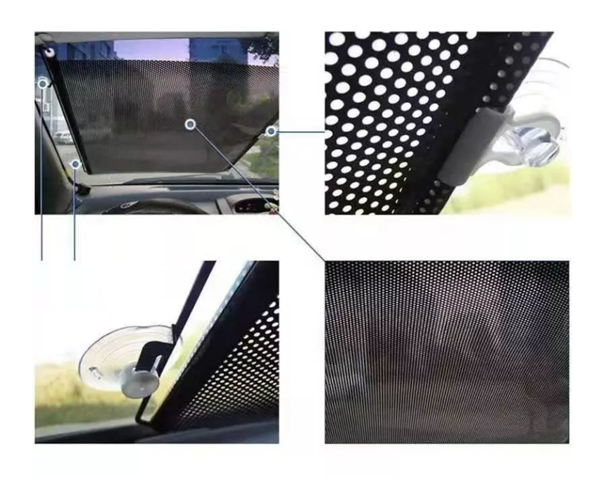 Quitasol Retractil Parasol Enrollable Parabrisas Auto 50x125-4