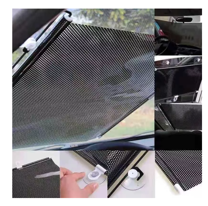Quitasol Retractil Parasol Enrollable Parabrisas Auto 50x125-7