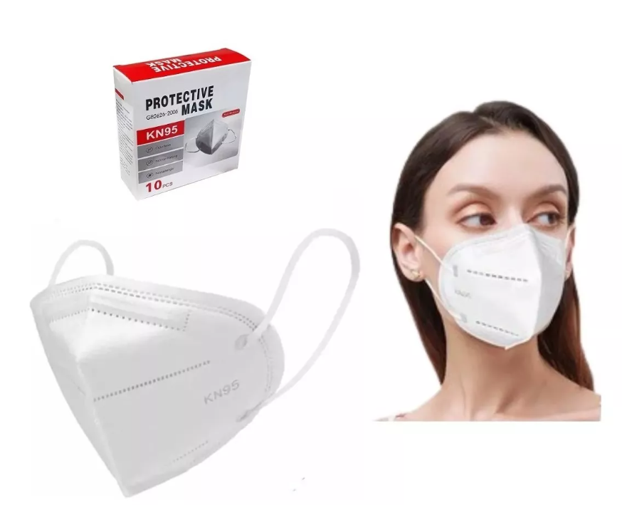 X20 Mascarillas Kn95 5 Pliegues Antiviral Reutilizable-0