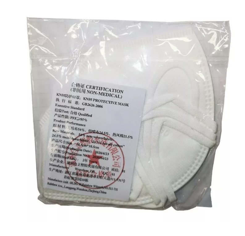 X20 Mascarillas Kn95 5 Pliegues Antiviral Reutilizable-3