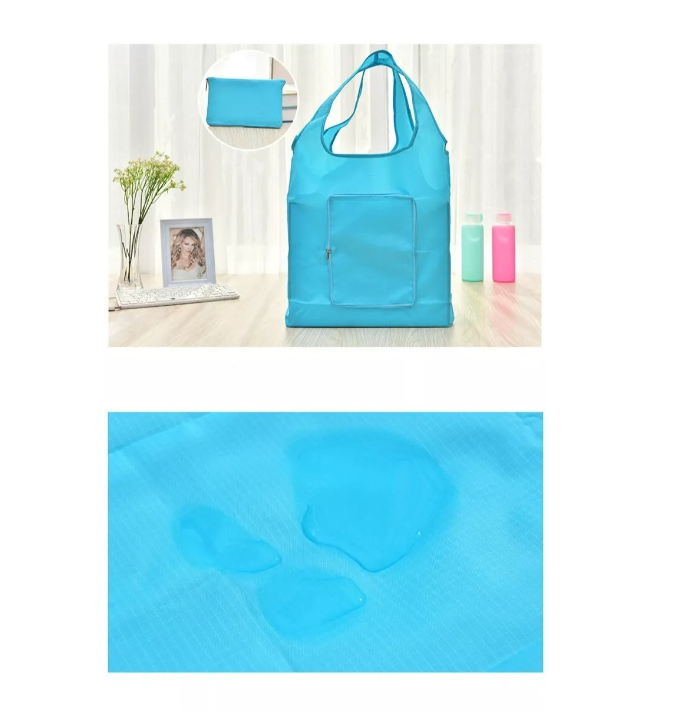 X12 Bolsa Plegable Impermeable Ecologica Reutilzable-2