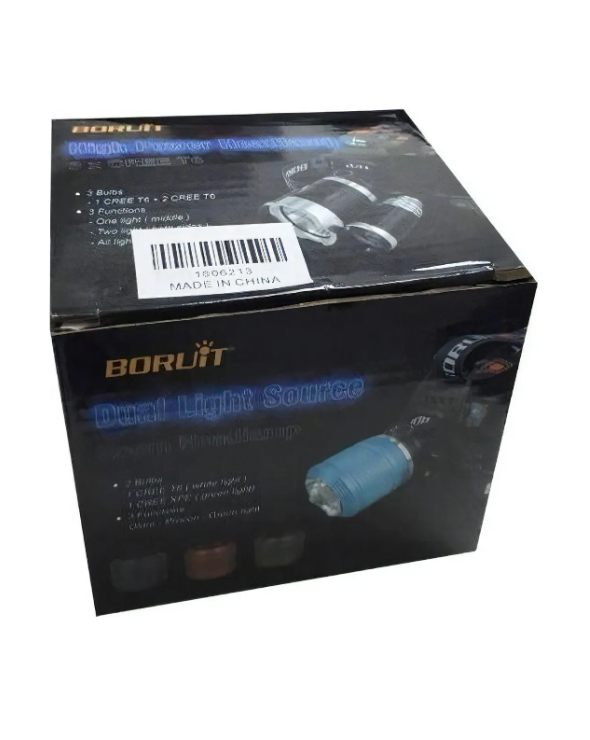 Linterna Frontal 5000 Lumenes Led Minero Linterna Negro Luz Bordó-6