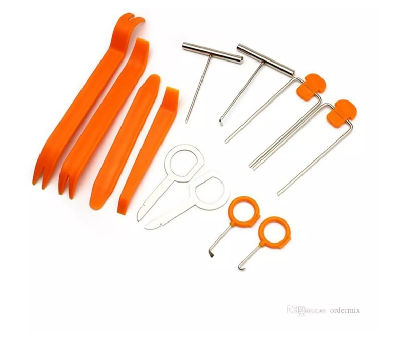 Kit 12 Herramientas Desmontaje Radios Tableros Auto Set-2
