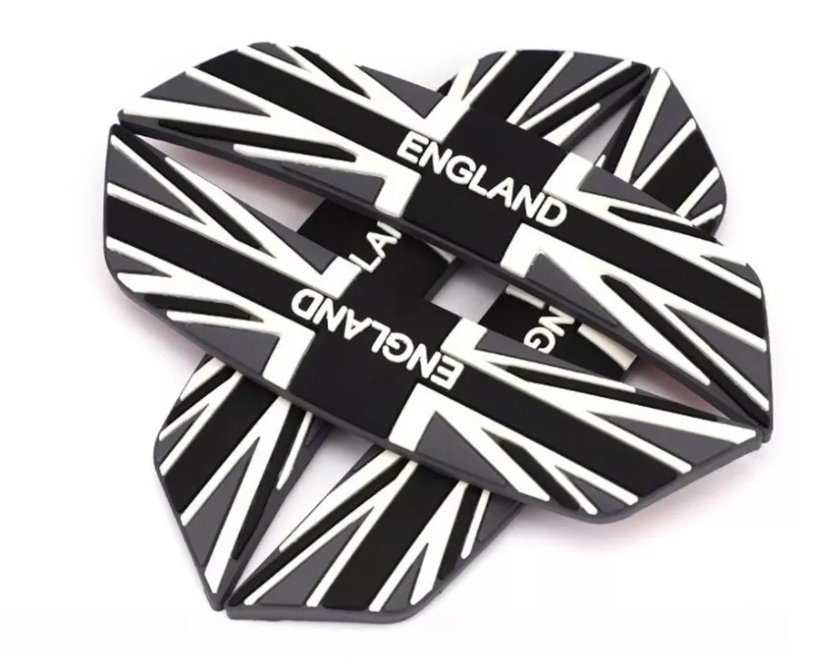 X4 Tope De Puerta Goma England Adhesivo Tuning Parachoques-6