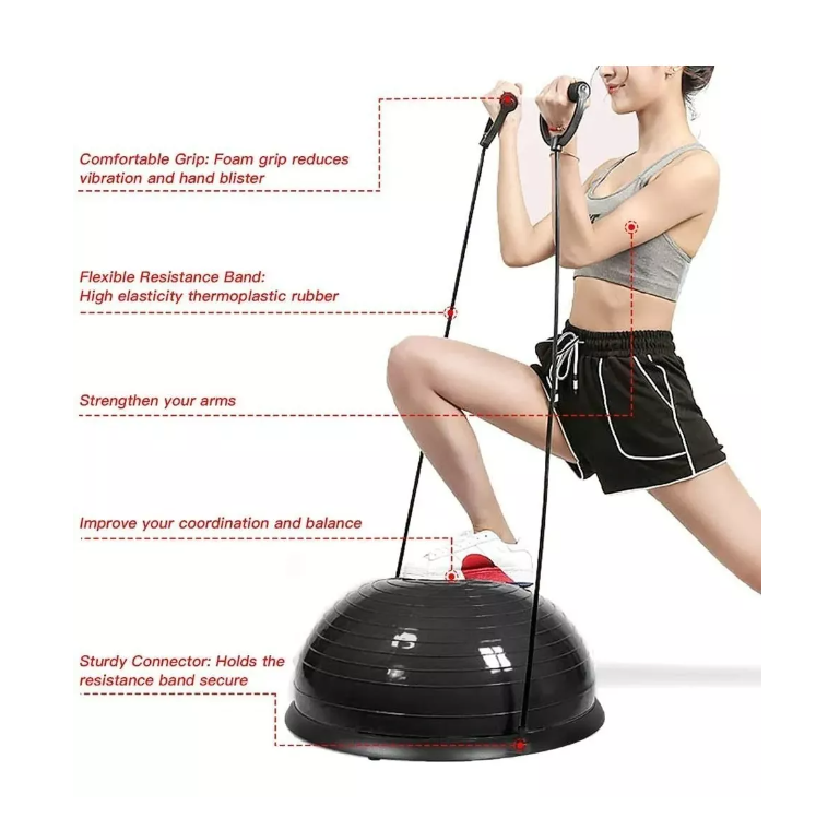 Balon Bosu Gym Pelota Yoga Semiesfera De Resistencia 1-4