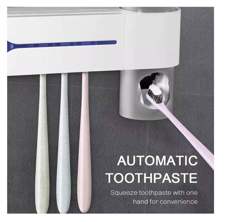 Dispensador Automático Pasta Dientes Desinfectante Uv Light-7