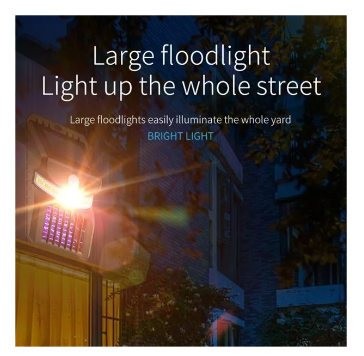 Lampara Solar Mata Mosquitos Zancudo Repelente Mosca Insecto-7