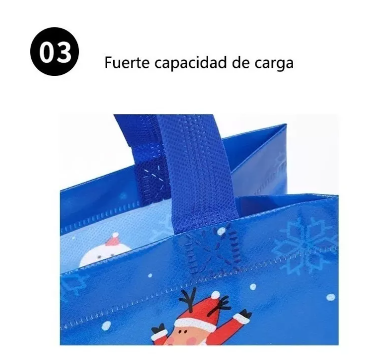 Pack 12 Bolsa Reutilizable Perro D Compras Regalo 29x24cm-3