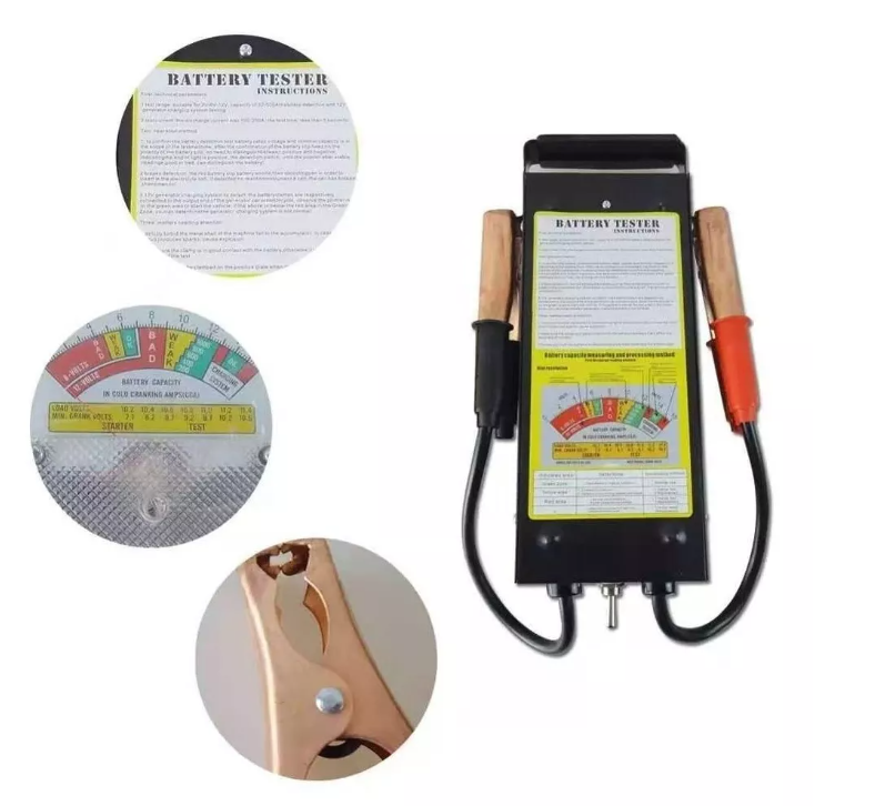 Probador Test Carga Baterias 100amp 6v 12v Automotriz-6