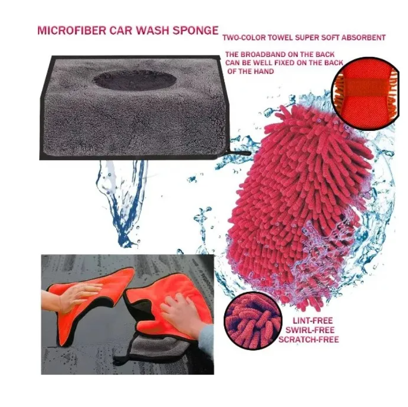 Kit De Herramientas De Limpieza De Lavado De Autos-3