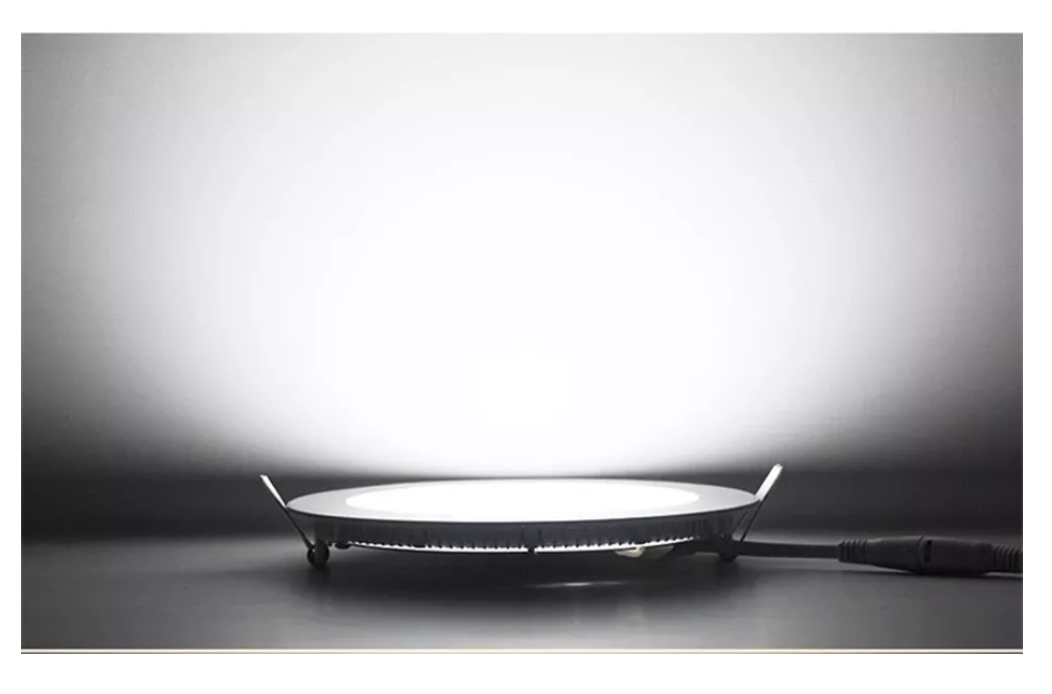Foco Panel Plafón Led 12w Embutido Redondo Luz Frío-4